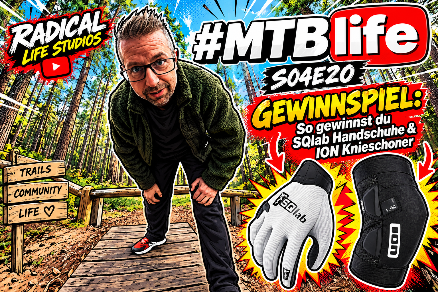 MTB Gewinnspiel, Mountainbike Gewinnspiel, MTBlive, MTBlife, Gewinnspiel Weihnachten, SQlab Handschuhe, ION Knieschoner (2)