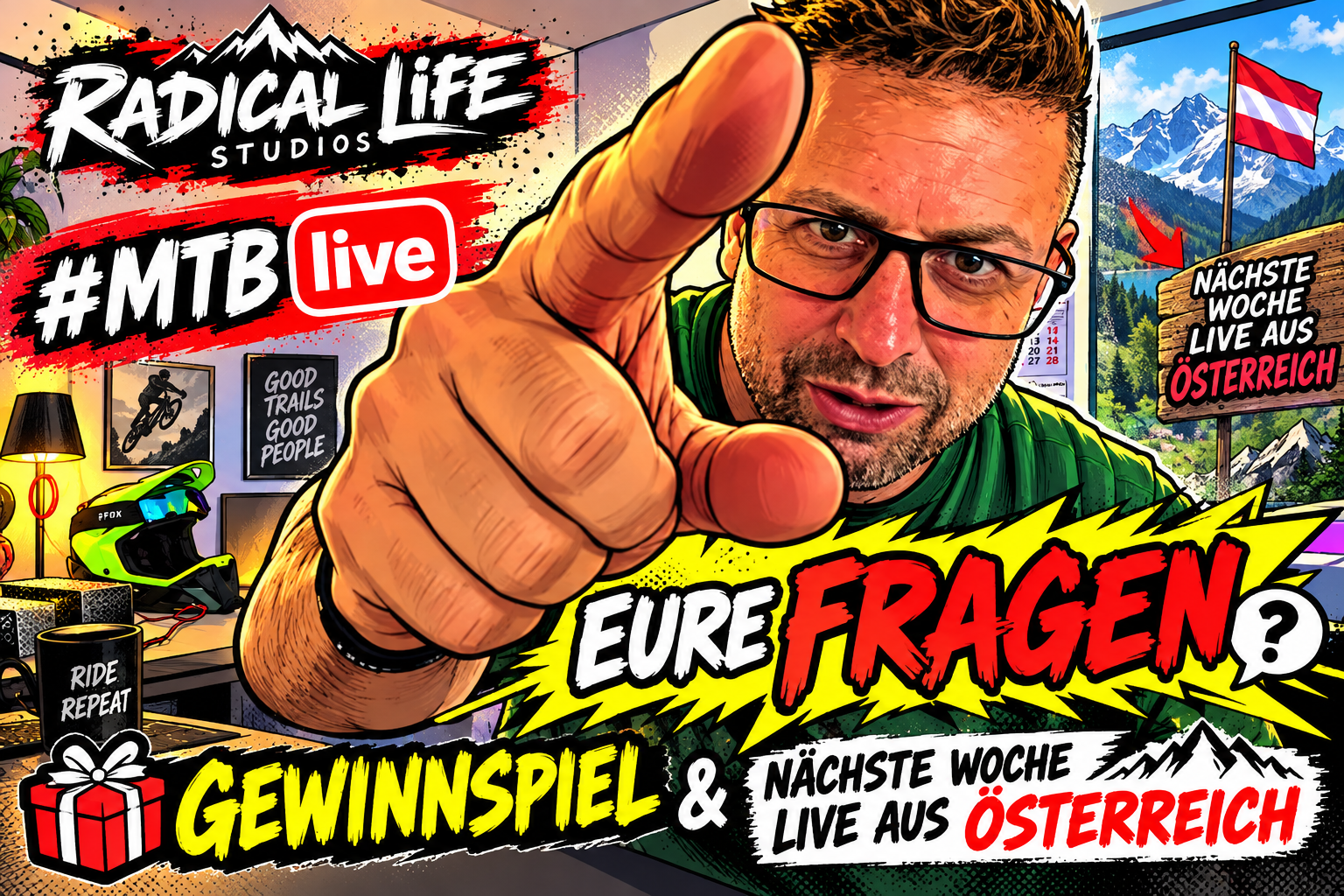 #MTBlive aus dem Studio Eure Fragen, Gewinnspiel & Ausblick auf Österreich (3)