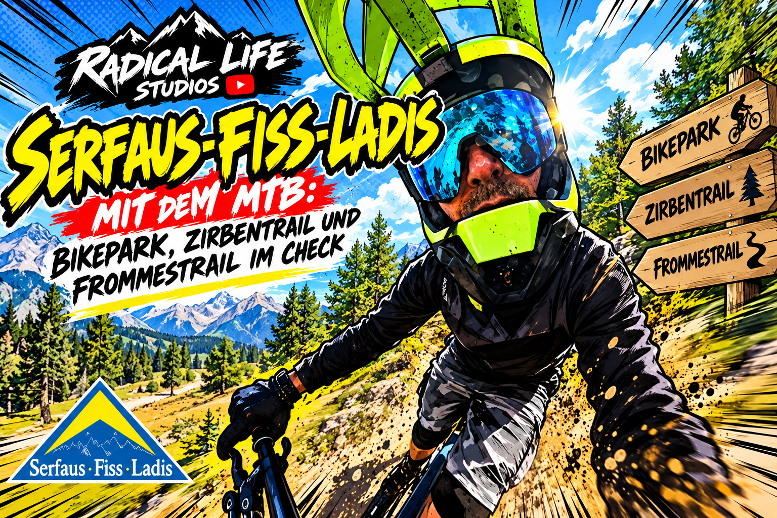 Serfaus Fiss Ladis mit dem MTB Bikepark, Zirbentrail und Frommestrail im Check (2)